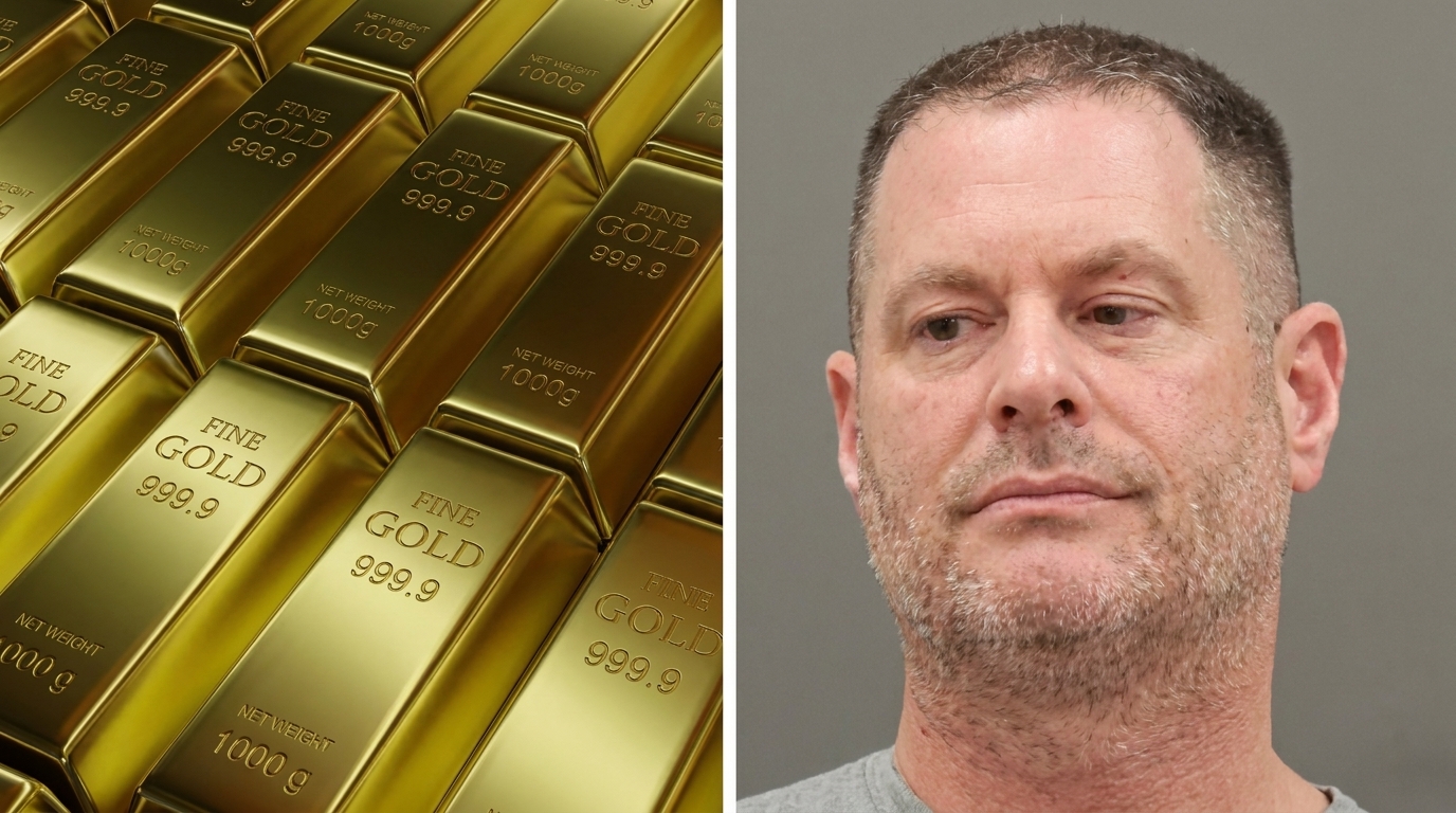 CIA Officer David Rush Gold Bars Stolen