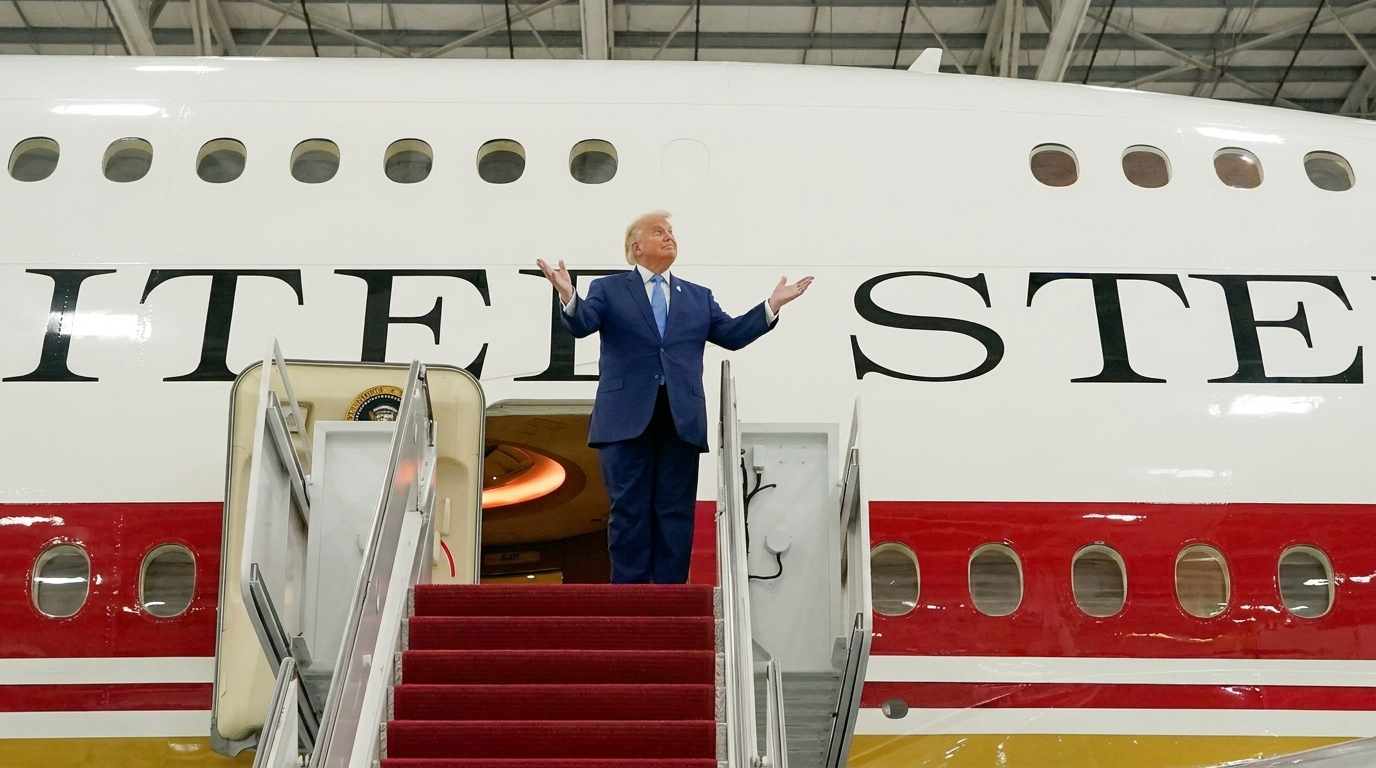 trump qatar air force one