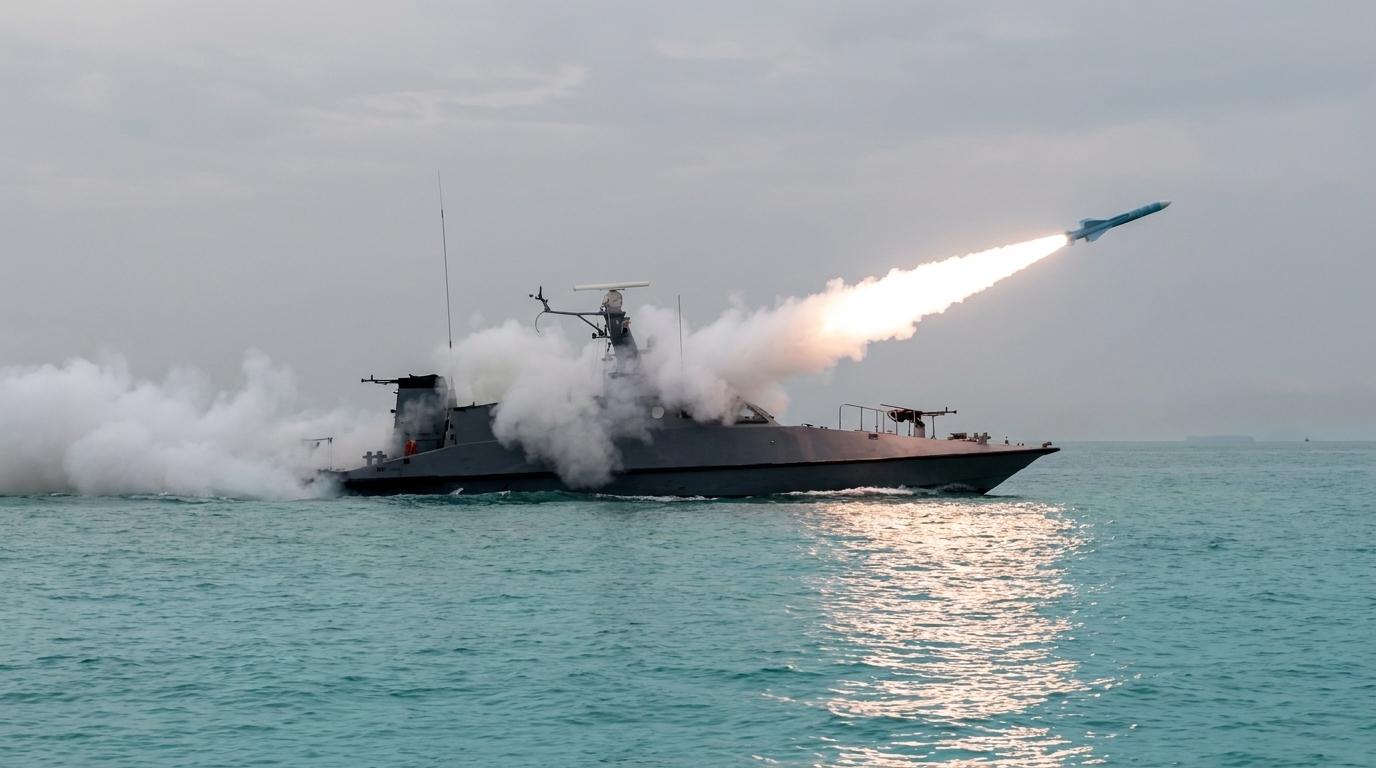 Iran Missile Attack US Troops Strait Hormuz