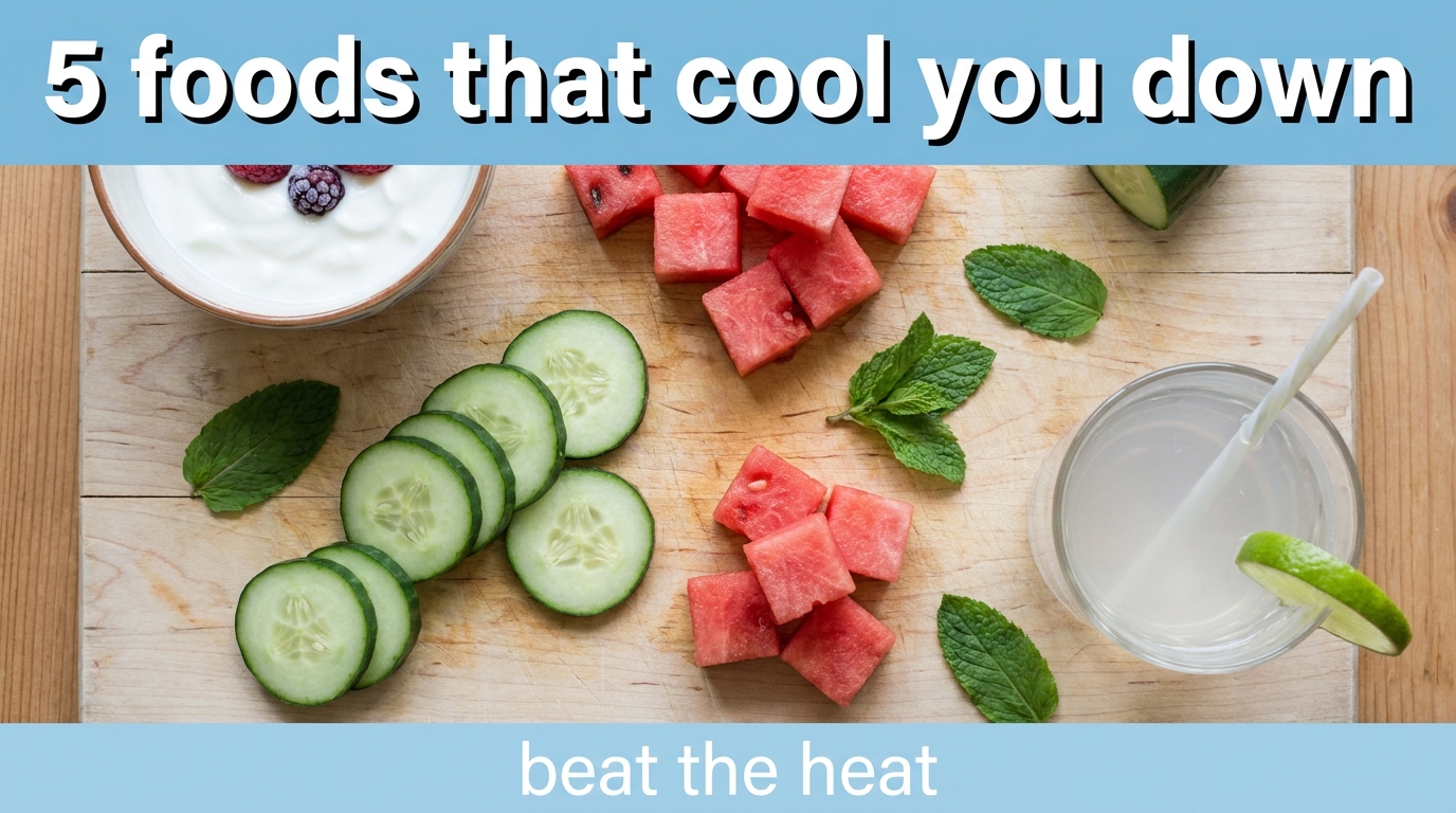 foods that naturally cool you down in a heatwave